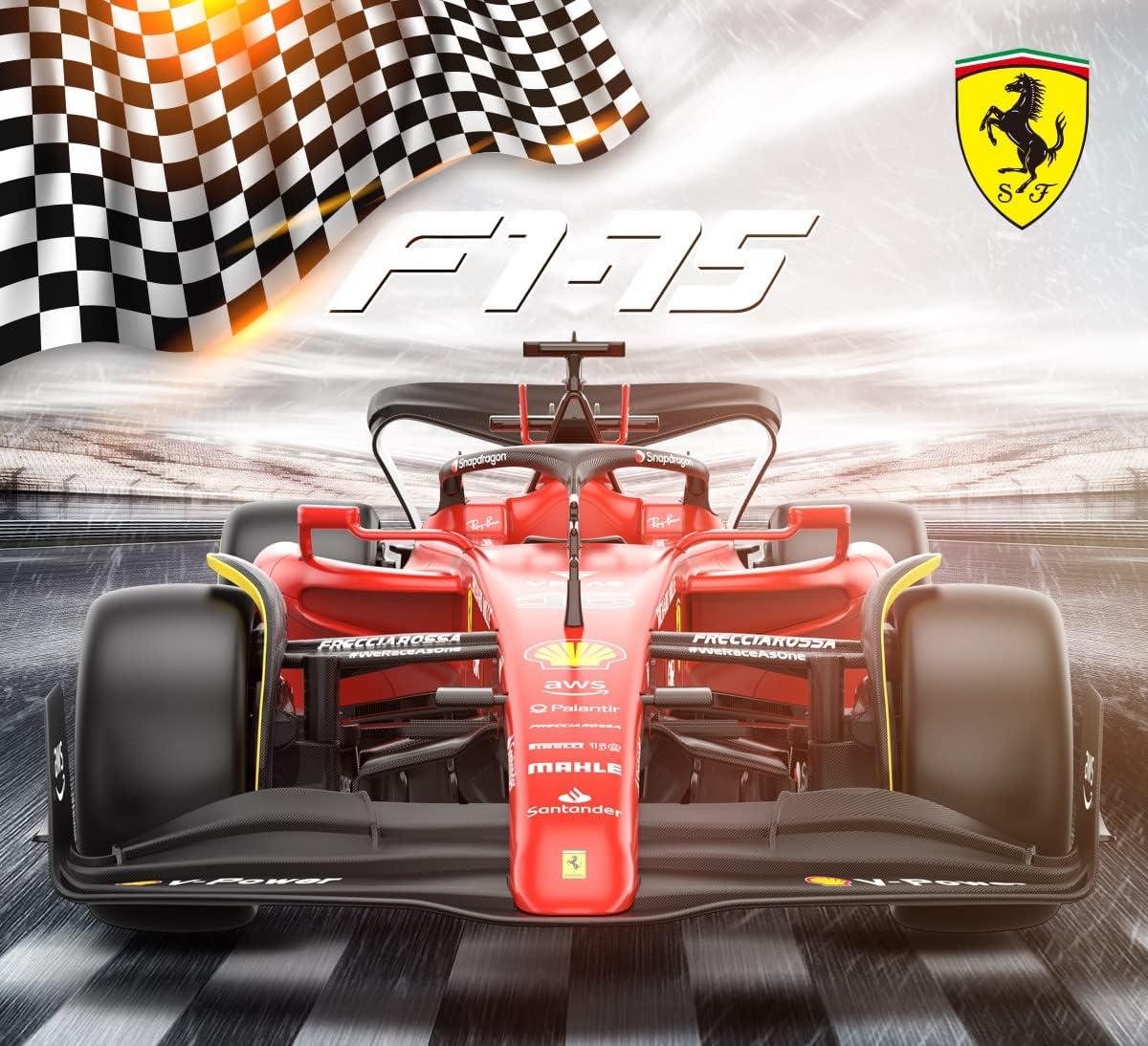 1/18スケール フェラーリ F1 75 公式ライセンス ラジコン Ferrari レッド